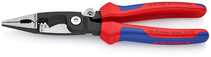 KNIPEX (1392200) PINZA UNIVERSAL PARA INSTALACIONES ELECTRICAS