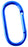 (206386) BANDOLA ALUMINIO OVAL AZUL 7CM