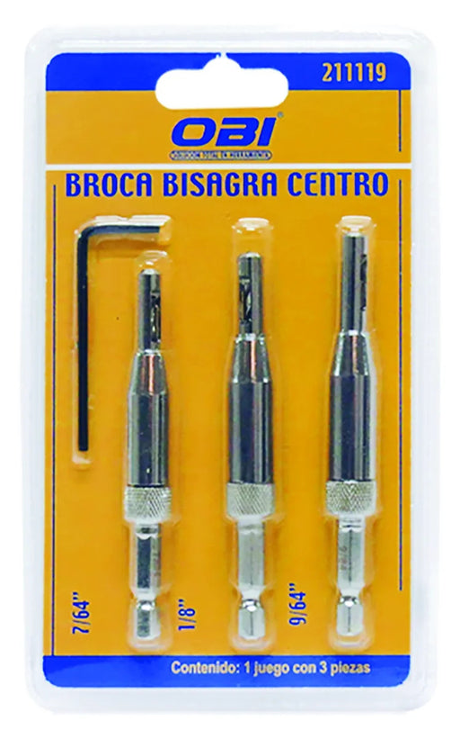 (211119) JGO CON 3PZS DE BROCAS CENTRO PARA BISAGRA