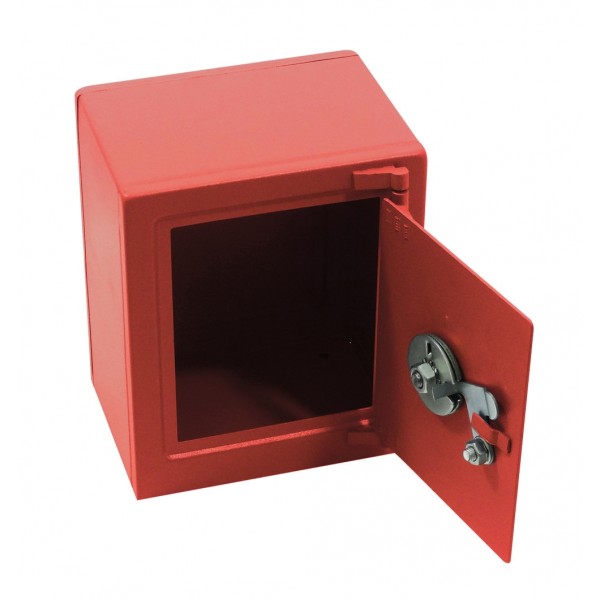 (214544) CAJA METAL P/ DINERO C/ PERILLA COMB. 11CM