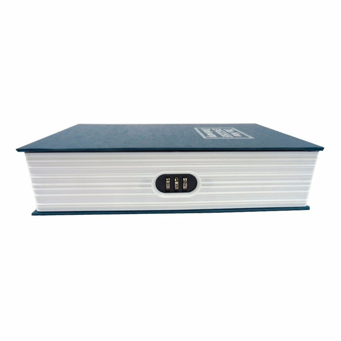 (214582) CAJA METAL P/DINERO COMBINACION 18CM ROJA.
