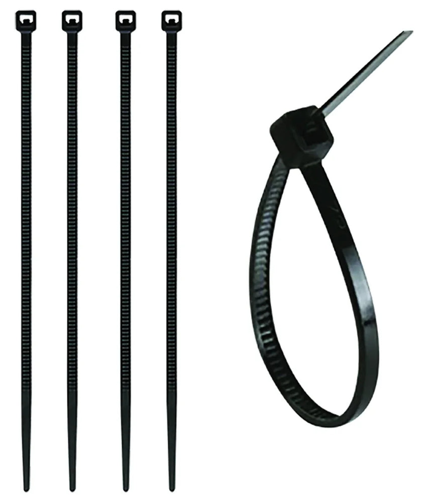 (224327) CINCHO DE PLASTICO NEGRO 4 C/100