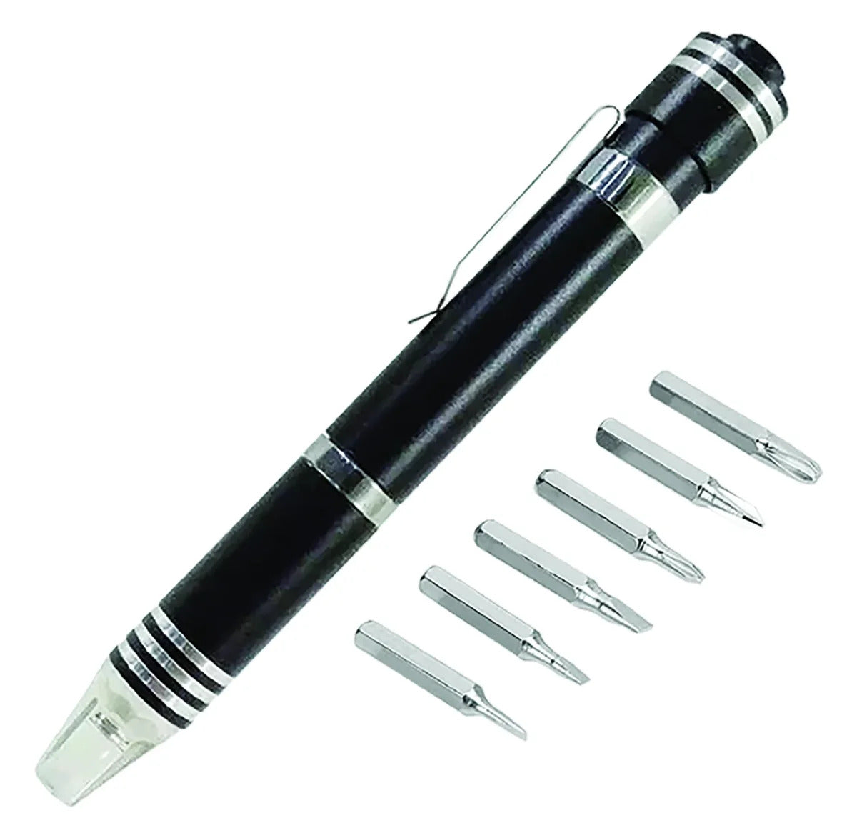 (236207) DESARMADOR TIPO PLUMA 5 PTAS C/LED.