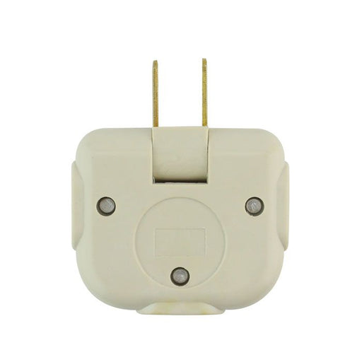 (2498) ADAPTADOR MOVIBLE TIPO BISAGRA 3 CONTACTOS, POLARIZADO