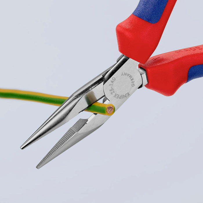 KNIPEX (2505140) PINZA DE PUNTA CON CORTE MGO BIMAT 140MM (5 1/2 PLG)
