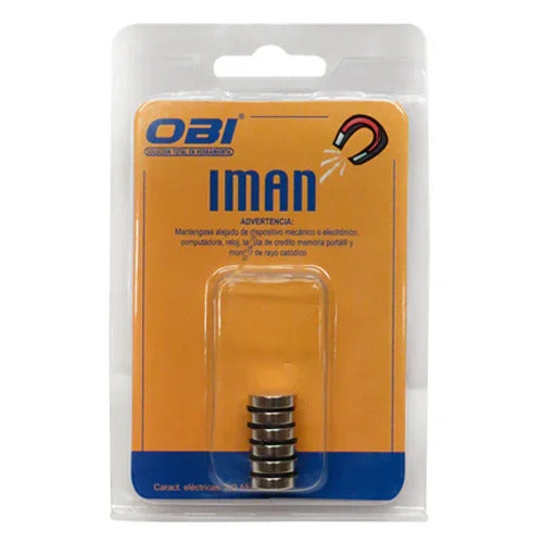 (255567) IMAN REDONDO SUPER 12X3 BLISTER C/6 PZAS