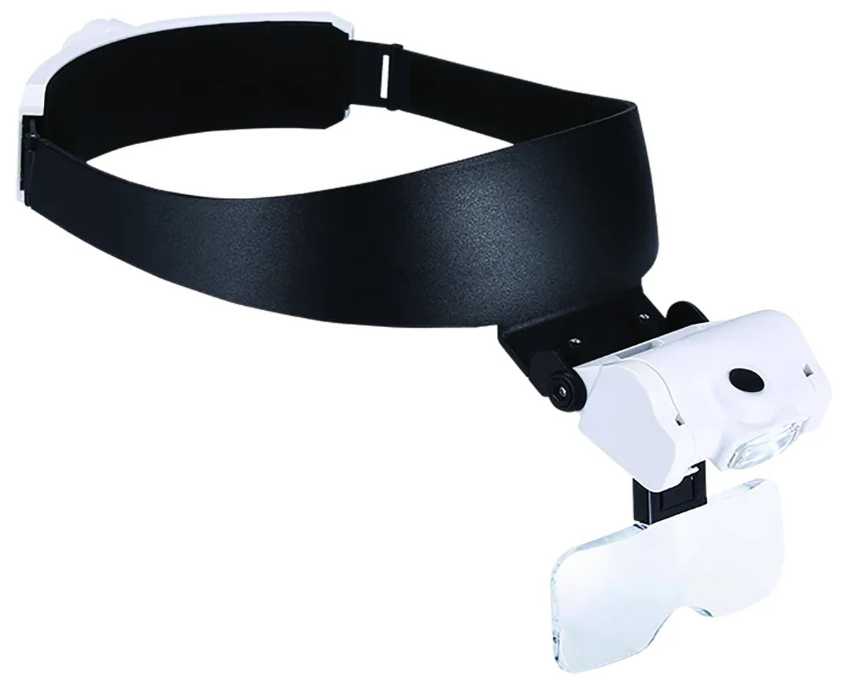 (260553) LUPA VISOR RECARGABLE 2 LEDS 1.0X A 3.5X