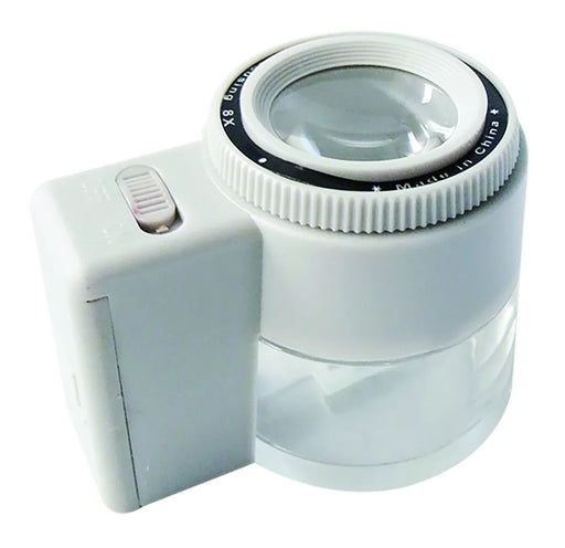 (260605) LUPA VASO C/LED Y REGLA