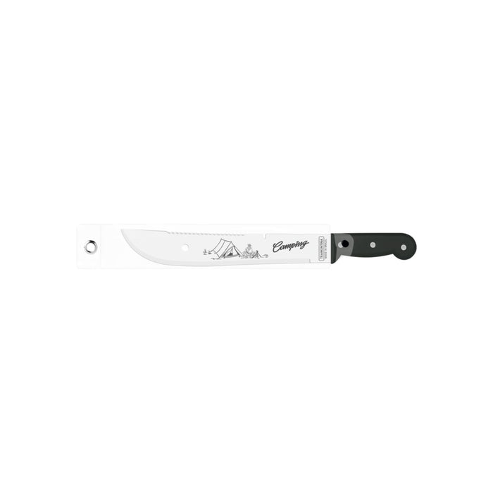 (26619/122) MACHETE C/ FILO 12 PIES INOX TIPO CAMPING
