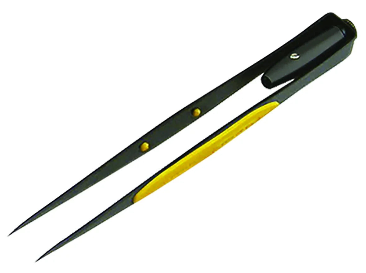 (272246) PINZETA PUNTA FINA RECTA 160MM C/ LED