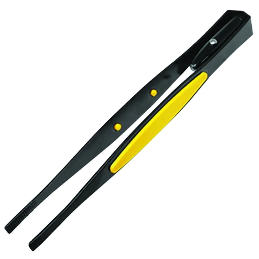 (272247) PINZETA PUNTA PLANA 160 MM C/ LED.