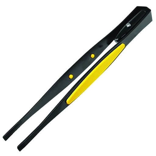 (272247) PINZETA PUNTA PLANA 160 MM C/ LED.
