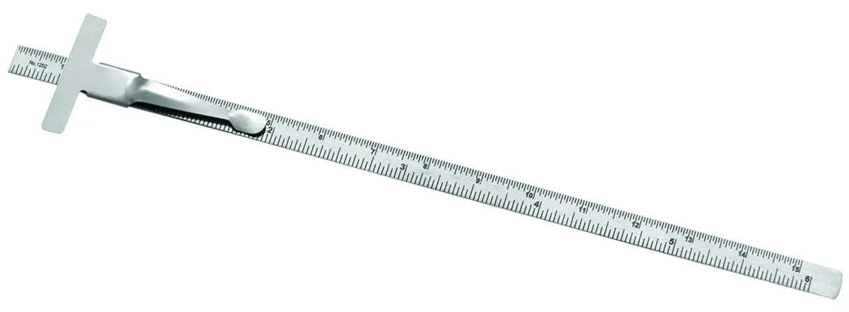 (281507) REGLA ACERO MM-STD 1/4 X 6 PLG.