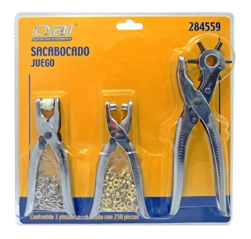 (284559) SACABOCADO PINZA ESTRELLA JGO. 3 PZAS