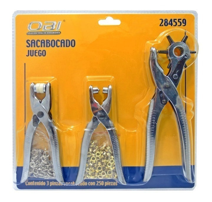 (284559) SACABOCADO PINZA ESTRELLA JGO. 3 PZAS