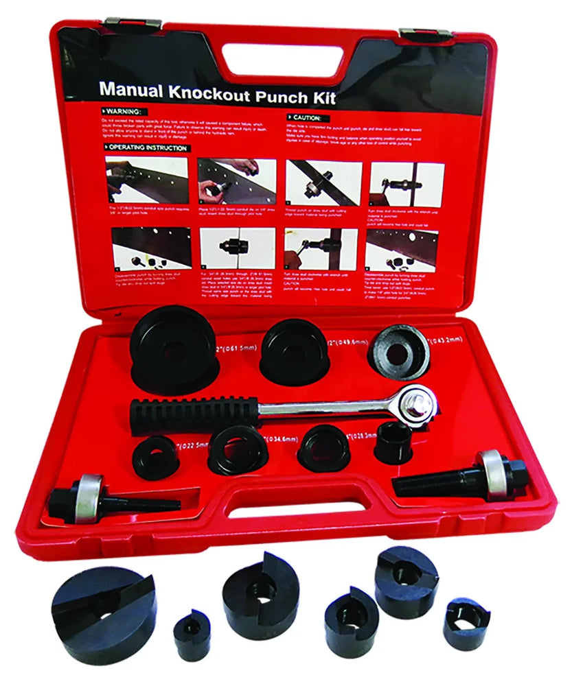 (284564) JGO DE SACABOCADOS PUNCH 1/2 A 2 PULG