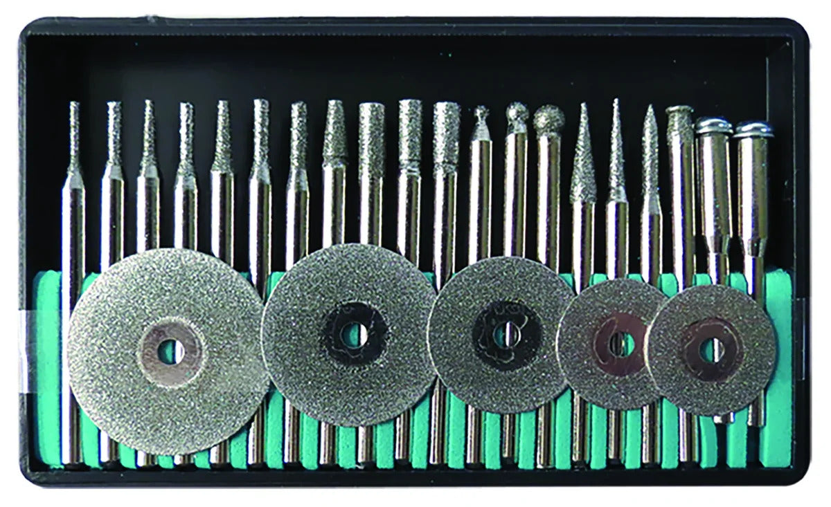(290107) JGO 25 ACCS DIAMANTADOS P/TALADRO (1/8)