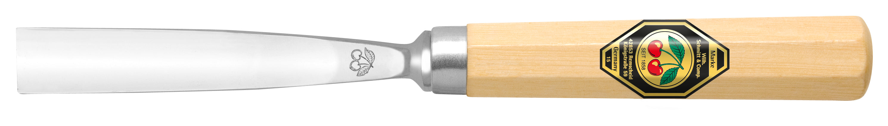 (3105-04) GUBIA RECTA CORTE CONCAVO 4MM