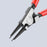 KNIPEX (4611A0) PINZA RECTA P/ ANILLOS 3-10 MM