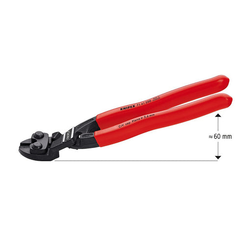 (7141200) PINZA CORTE ANGULO 20 GDS C/ENDIDURA EN LOS FILOS