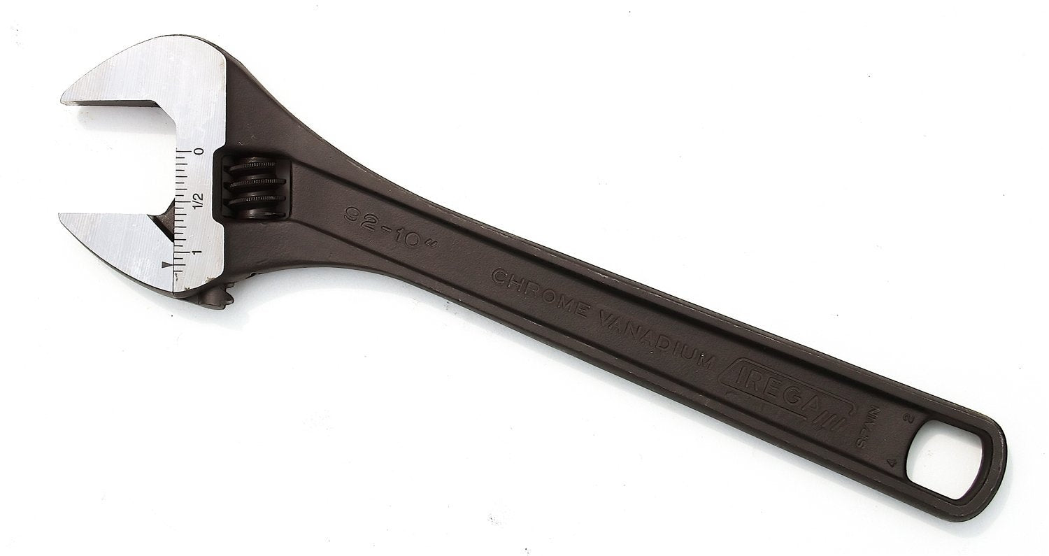 (92-F-15) LLAVE AJUSTABLE 15 PLG PAVONADA