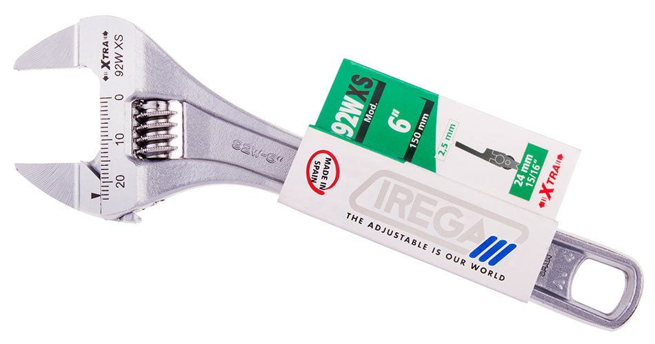 (92WXS-06) LLAVE AJUSTABLE 6 PLG. EXTRA DELGADA