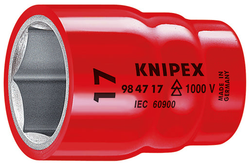 KNIPEX (984717) DADO HEXAGONAL AISLADO 1000V 1/2 (17MM)