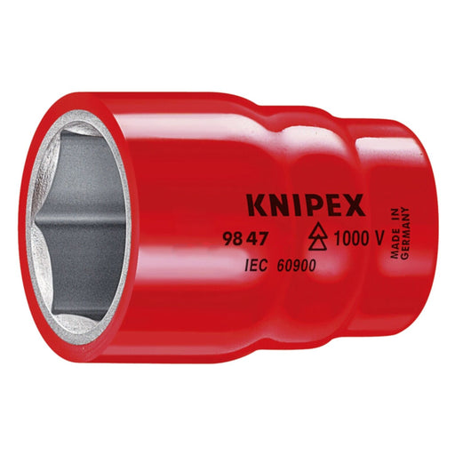 KNIPEX (984718) DADO HEXAGONAL AISLADO 1000V 1/2 (18MM)
