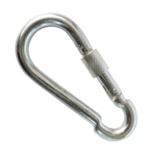 (BACS-10) BANDOLA 8 MOSQUETON ACERO C/SEG. 10MM