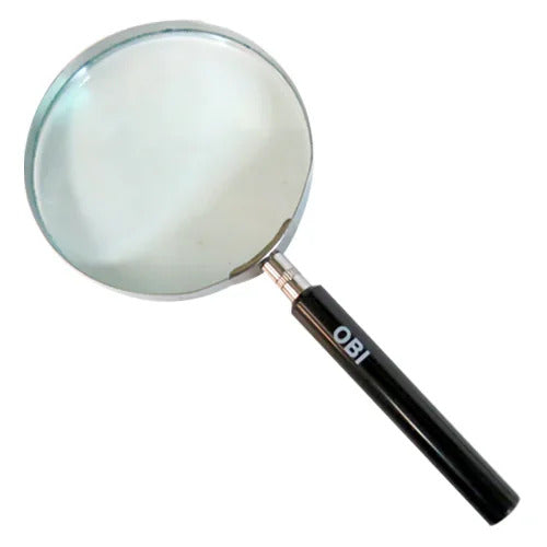 (LUPA-75) LUPA REDONDA 75 MM CRISTAL ARO METALICO/PLASTICO